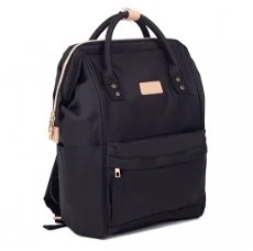 Čierna školská taška pre dievča